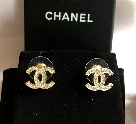 chanel cc stud earrings australia|chanel cc stud earrings price.